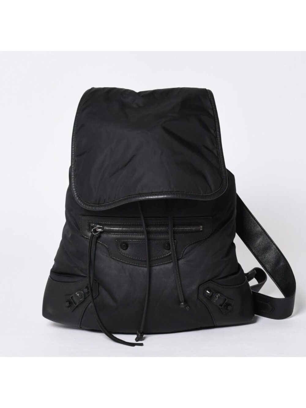 Balenciaga Classic Traveler Backpack Nylon Black